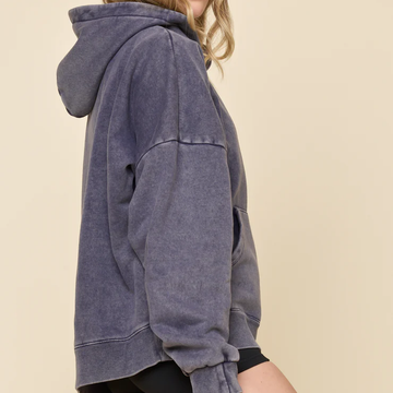 Boxy Oversized Vintage Wash Boyfriend Style Hoodie