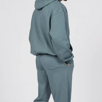 Weighted Heavyweight Slightly Oversized Fleece Lined Hoodie